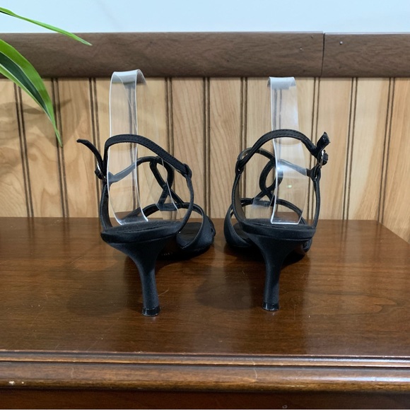 Metaphor Grace Black Rhinestone Formal Kitten Heel (10) - Picture 4 of 9